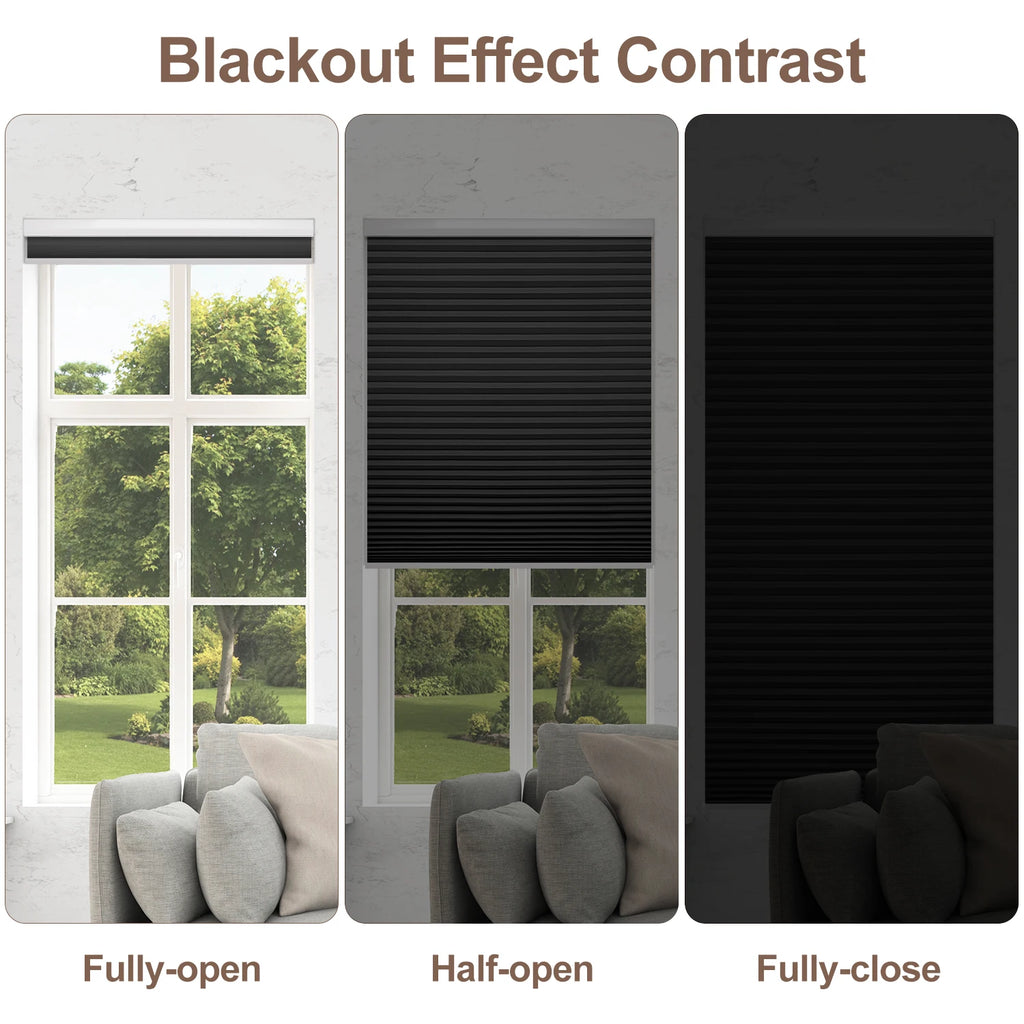 Motorized Blackout Cellular Shades