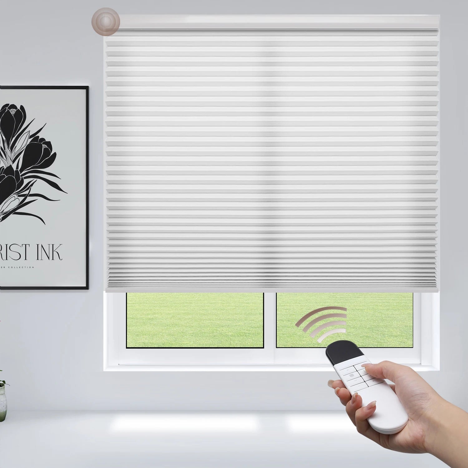 Motorized Blackout Cellular Shades