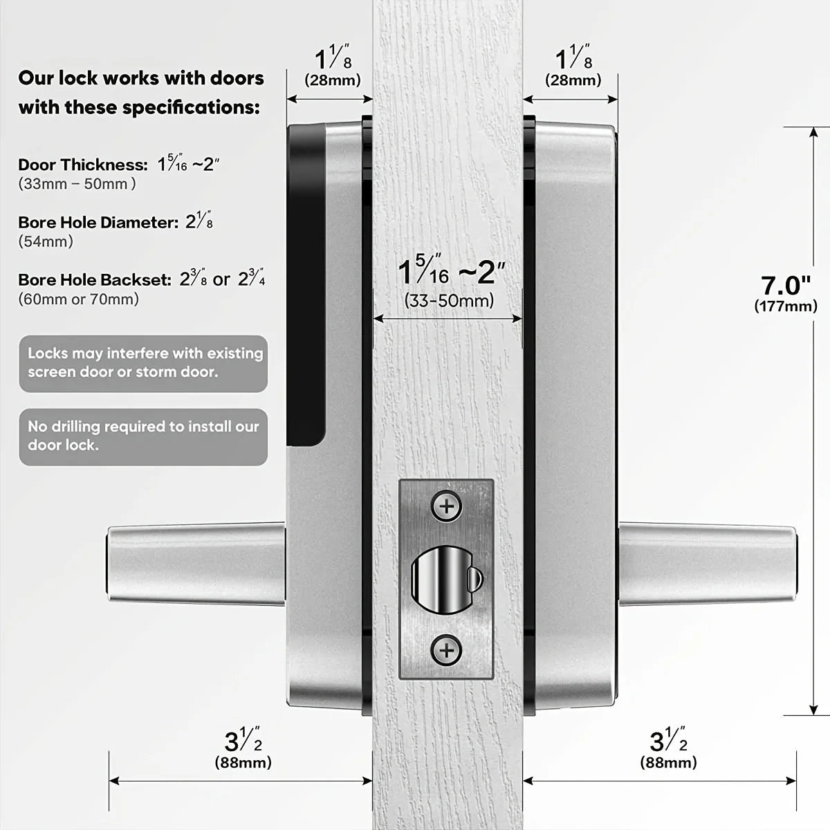 PNTH Smart Fingerprint Door Lock