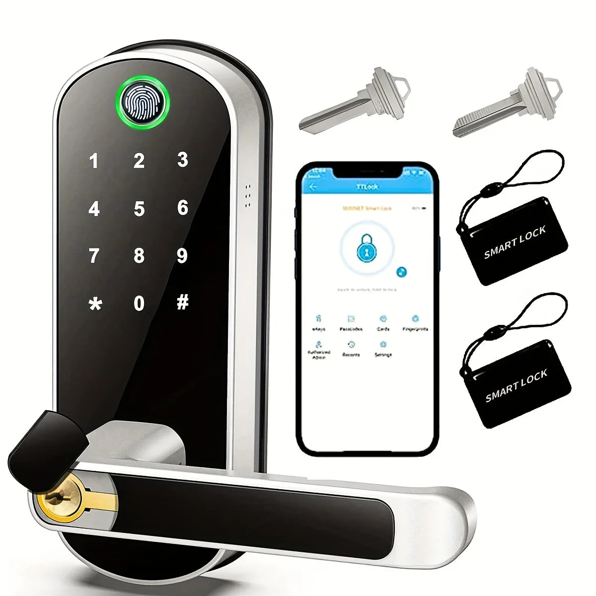 PNTH Smart Fingerprint Door Lock