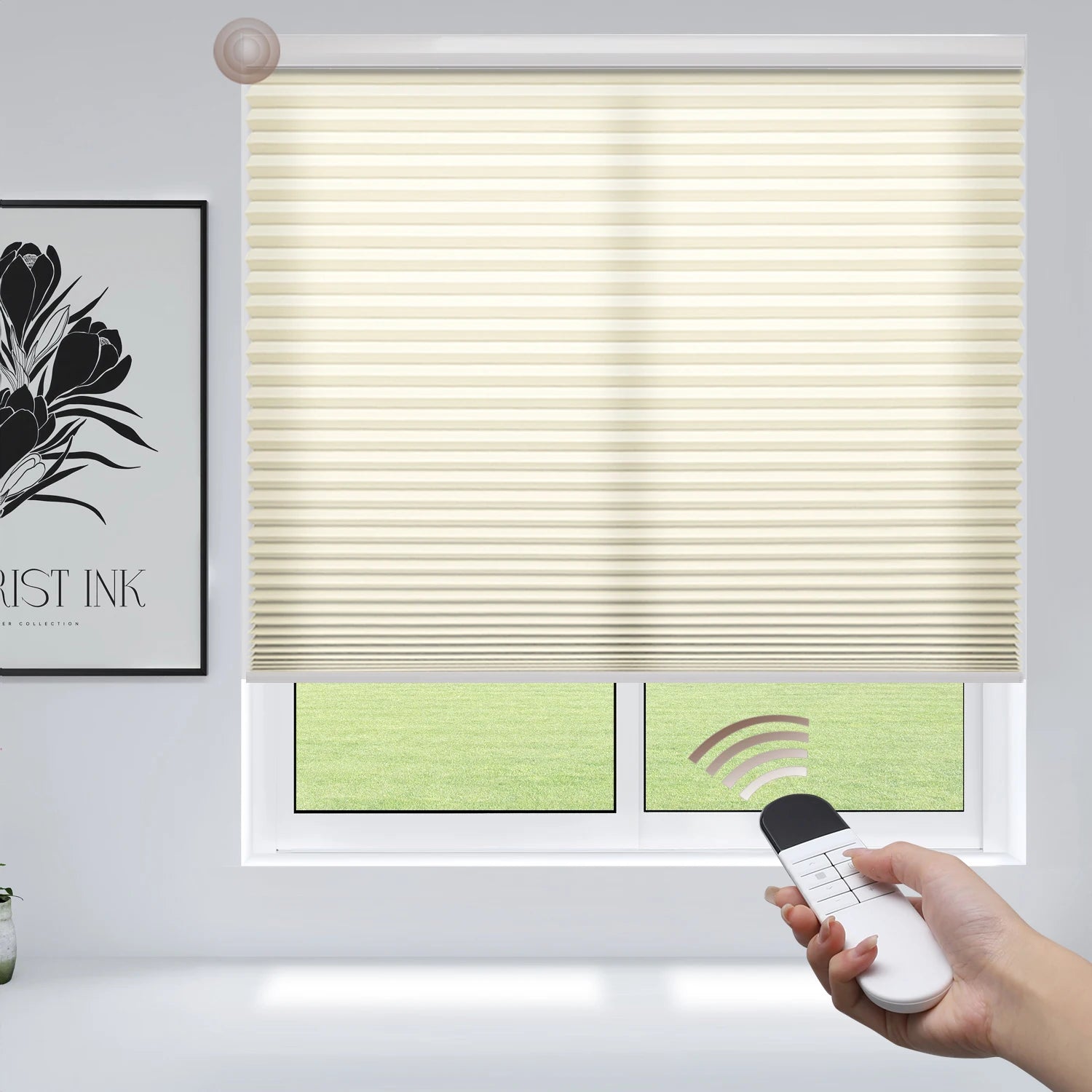 Motorized Blackout Cellular Shades
