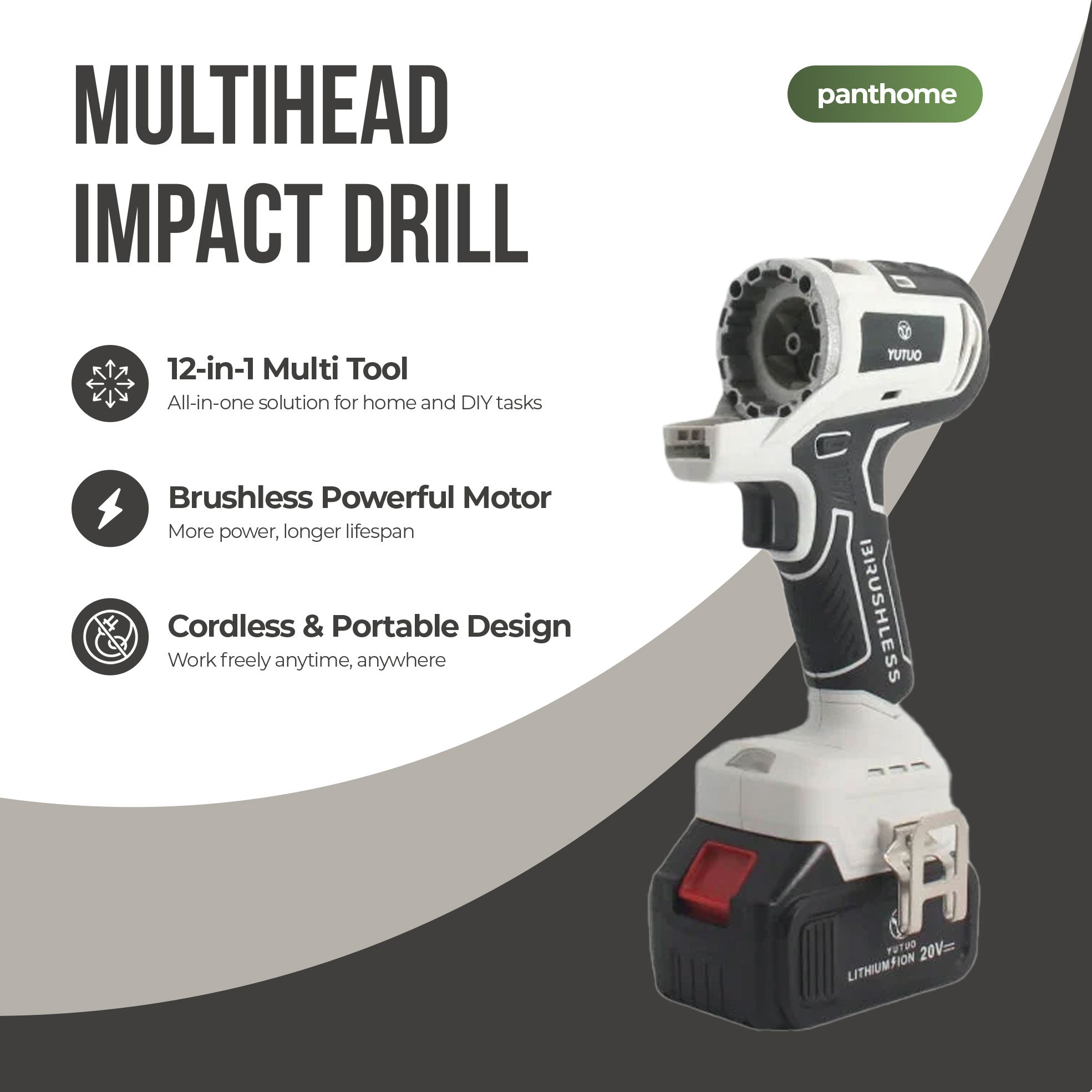 Multihead Impact Drill