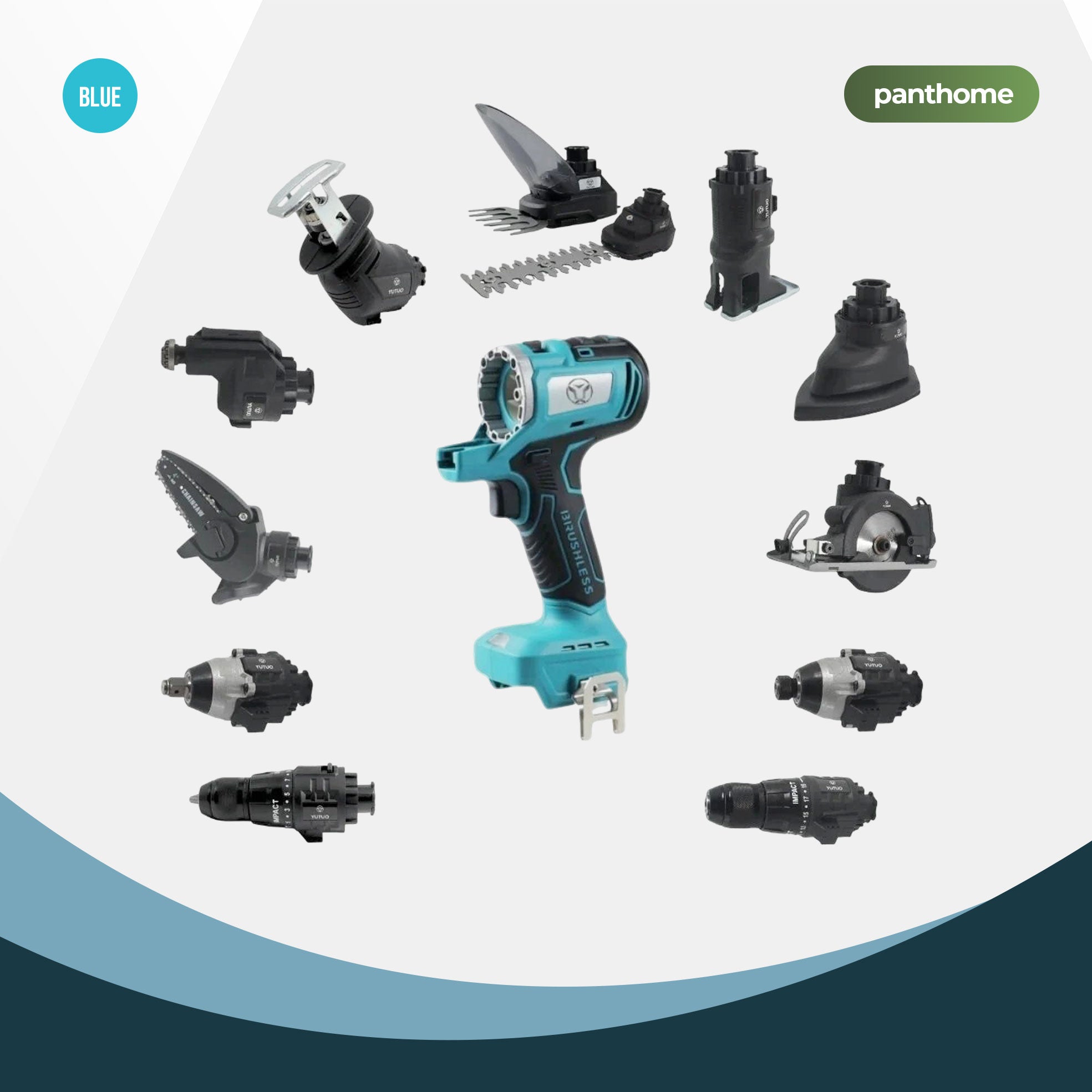 Multihead Impact Drill