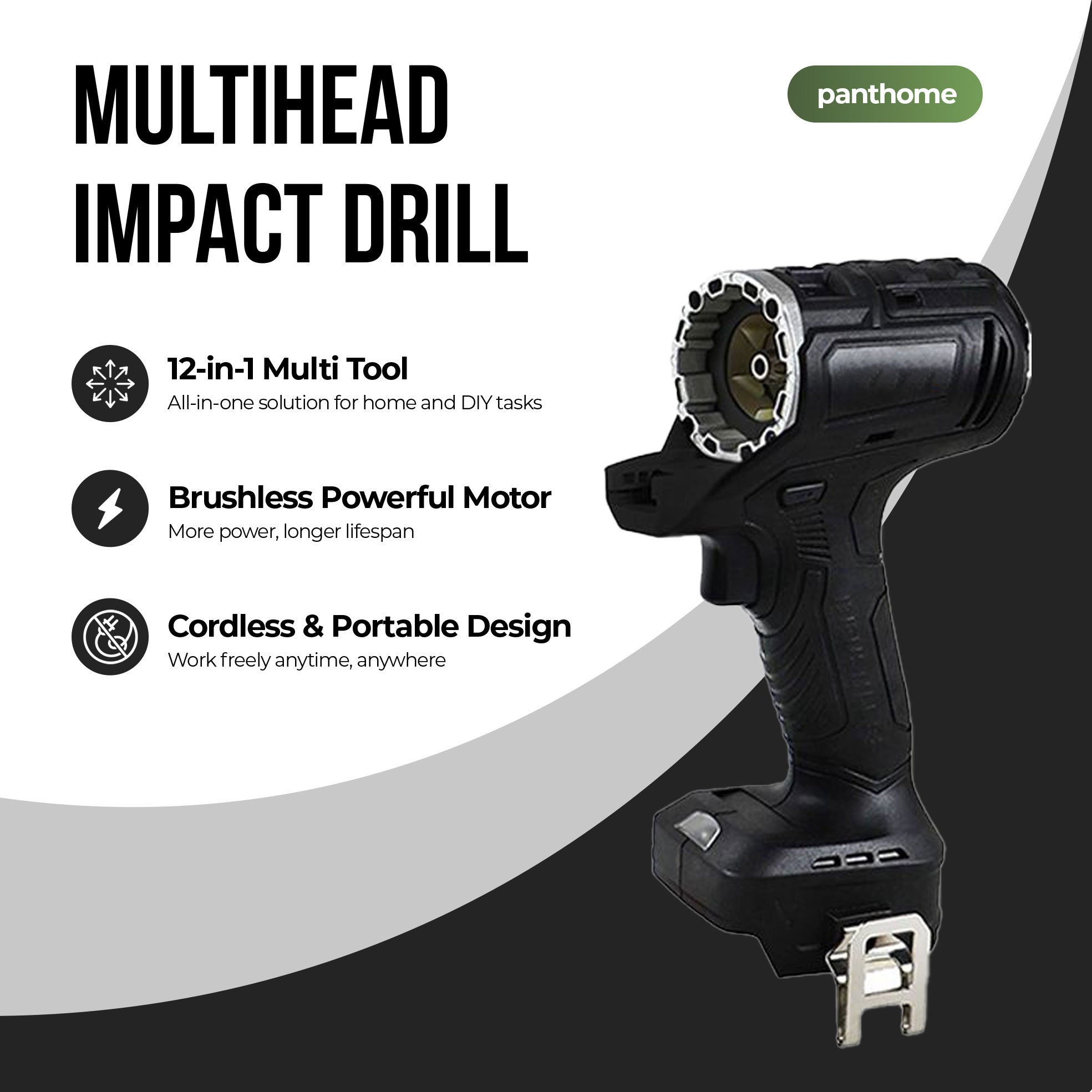 Multihead Impact Drill