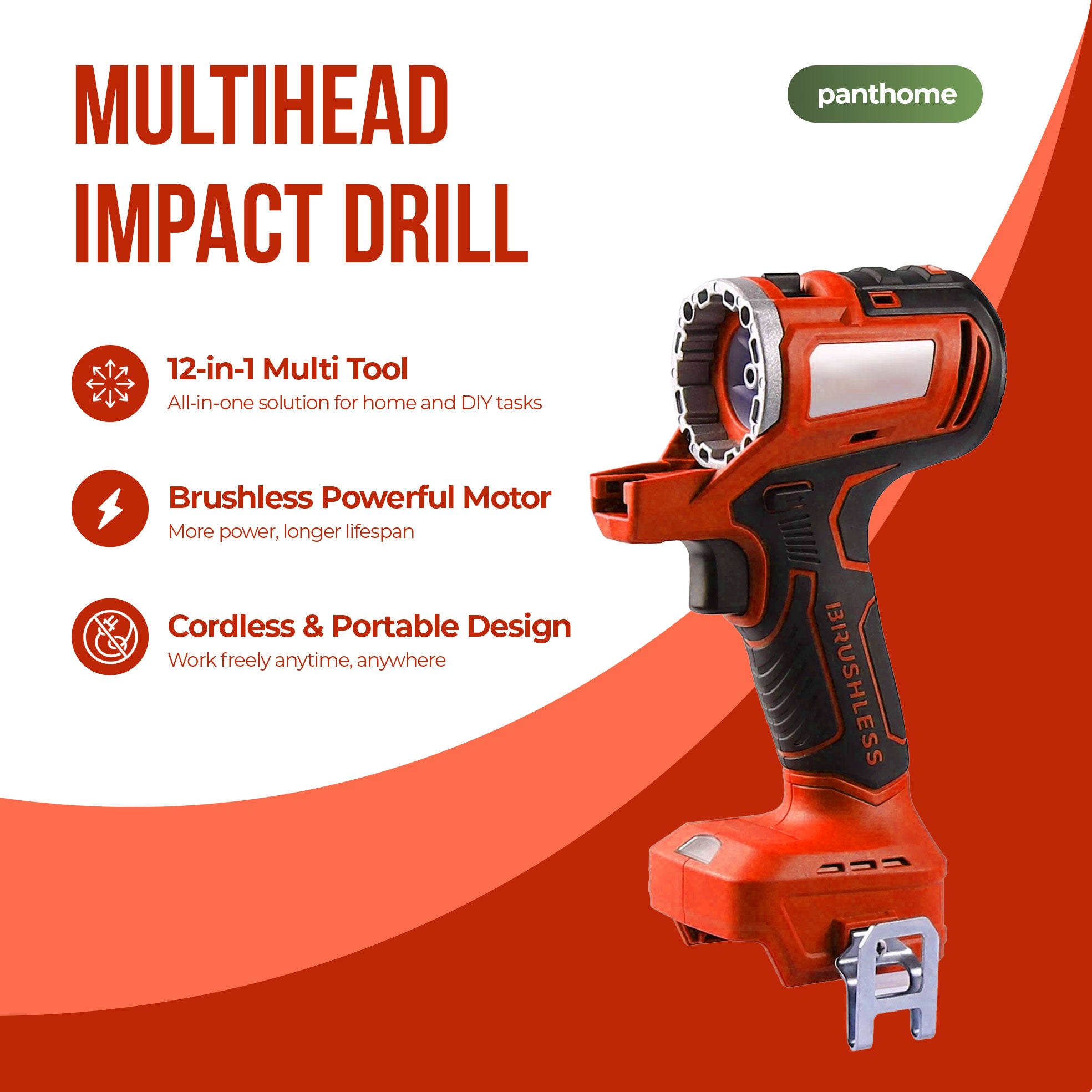 Multihead Impact Drill