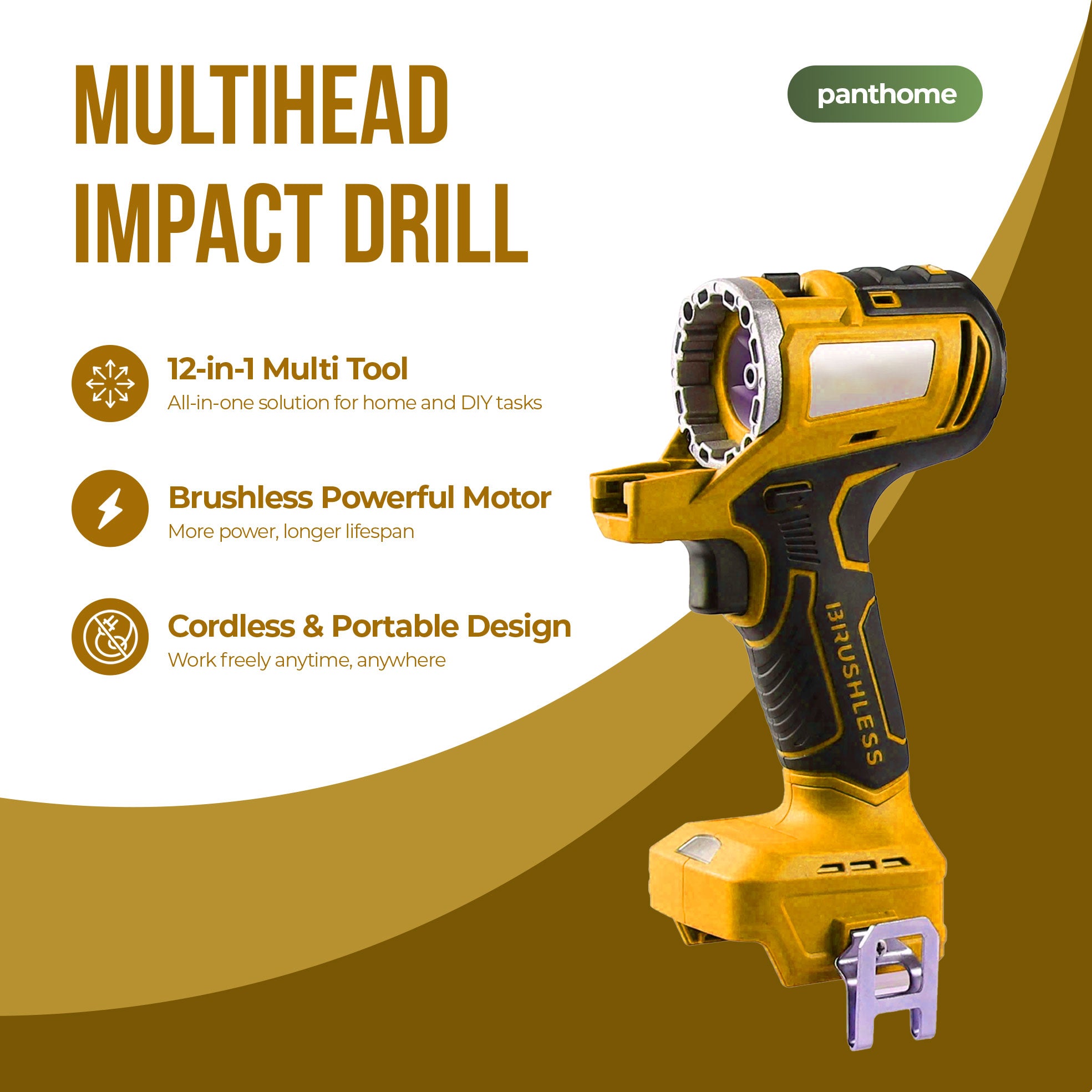 Multihead Impact Drill